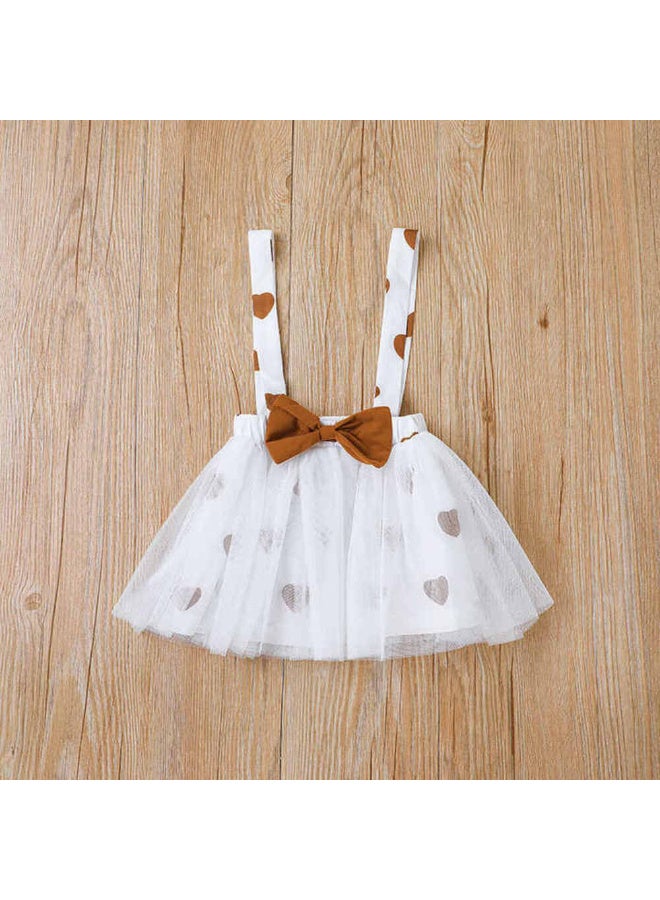 MiniMe Two-Piece Clothing Set for Girls | 18–24 Months | Brown | Cotton&Polester | Stylish Summer Outfit | Perfect For Casual Outings | Comfortable | Breathable | Hand wash - Image 4