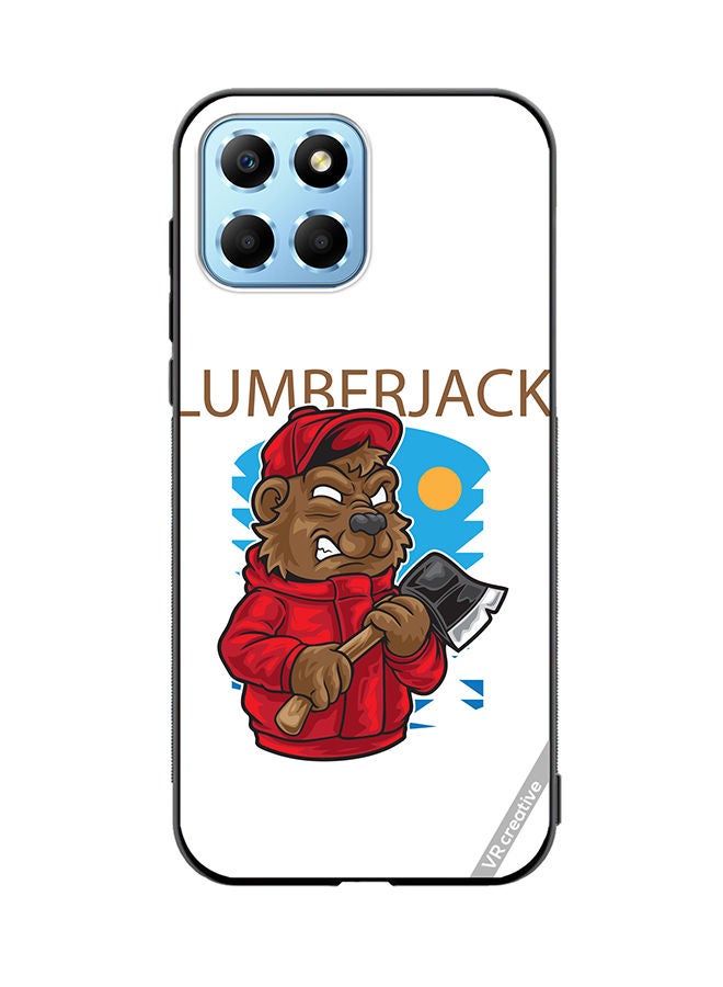 VR CREATIVE Protective Case Cover For Honor X8 5G Lumber Jack Design Multicolour - Image 1