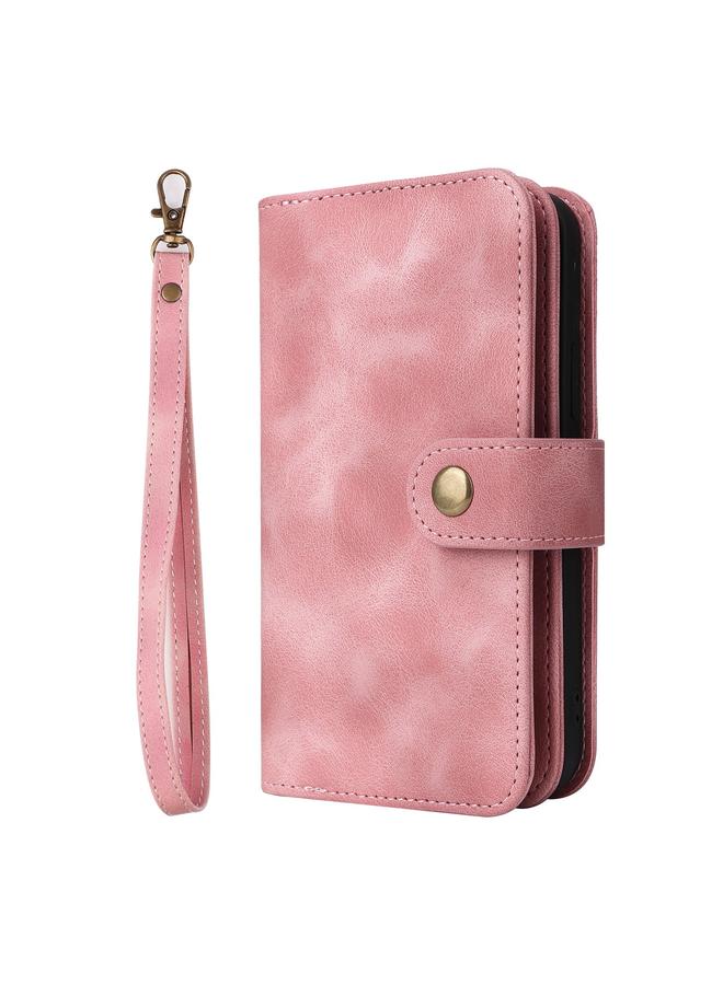 erorex Case For Samsung Galaxy Note20 Ultra Multifunctional Card Slot Zipper Wallet Leather Phone Case - Image 2