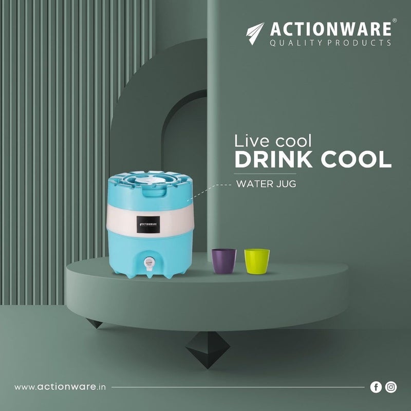 ACTIONWARE New CoolKool Insulated Water Jug 14 litres Ivory - Image 3