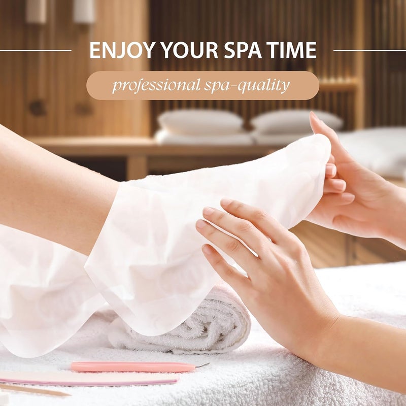 innerest Original Derma Beauty Foot Mask 6 Pairs Repairing Hemp Seed Foot Masks Body Exfoliator Moisturizing Foot Mask Callus Remover Foot Bath Pedicure Supplies for Beauty Personal Care - Image 4