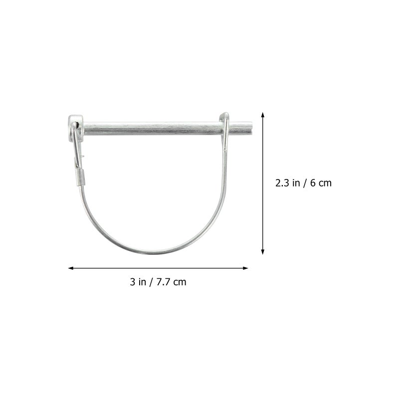 Hitch Pin for Trailer Couplers with Spring Loaded Latch and Quick Release - Image 2