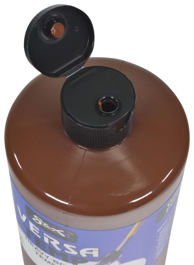 Sax - 1440688 Versatemp Heavy-Bodied Tempera Paint, Brown, 1 Pint - Image 5