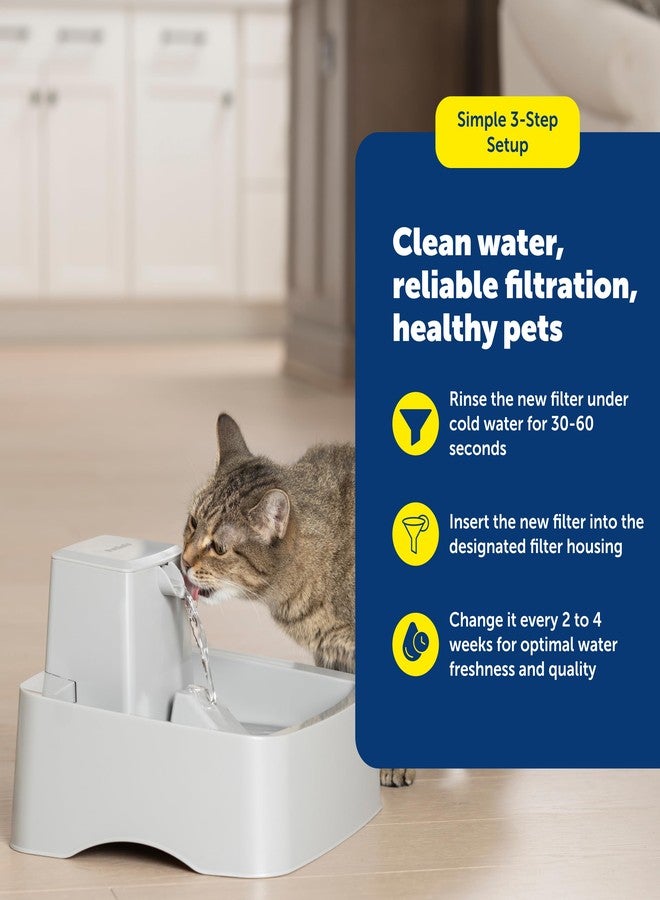 بيت سيف فلاتر كربون بديلة من PetSafe Drinkwell، فلاتر سيراميك لنافورة مياه للكلاب والقطط، عبوة من 4 قطع - Image 4