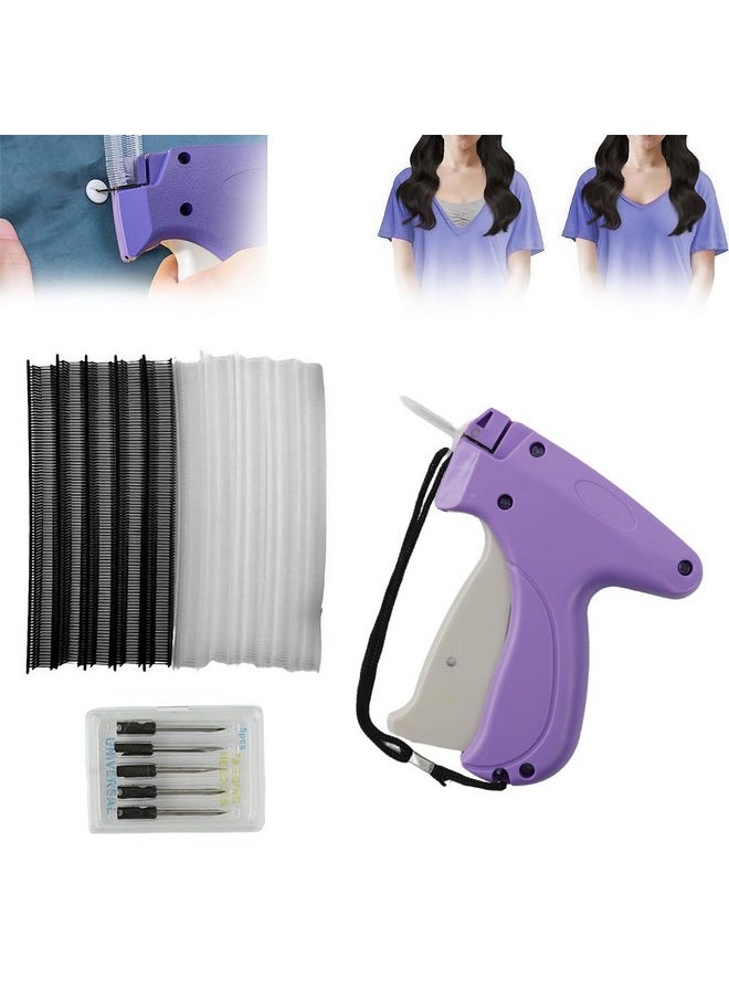 SUPVOX Supvox® Quick Clothing Fixer, Mini Tag Gun, Clothing Stitch Gun Quick Clothing Fixer Stitch Gun for Clothes Quick Tailoring Sewing Gun Clothing Price Label Tag Gun (5 Needles, 1000 Glue Needles)  - Image 1