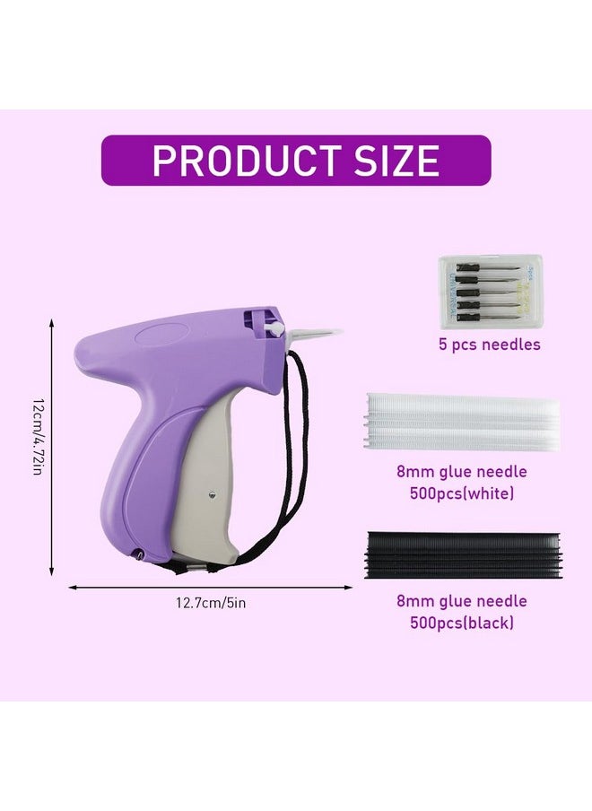 SUPVOX Supvox® Quick Clothing Fixer, Mini Tag Gun, Clothing Stitch Gun Quick Clothing Fixer Stitch Gun for Clothes Quick Tailoring Sewing Gun Clothing Price Label Tag Gun (5 Needles, 1000 Glue Needles)  - Image 3