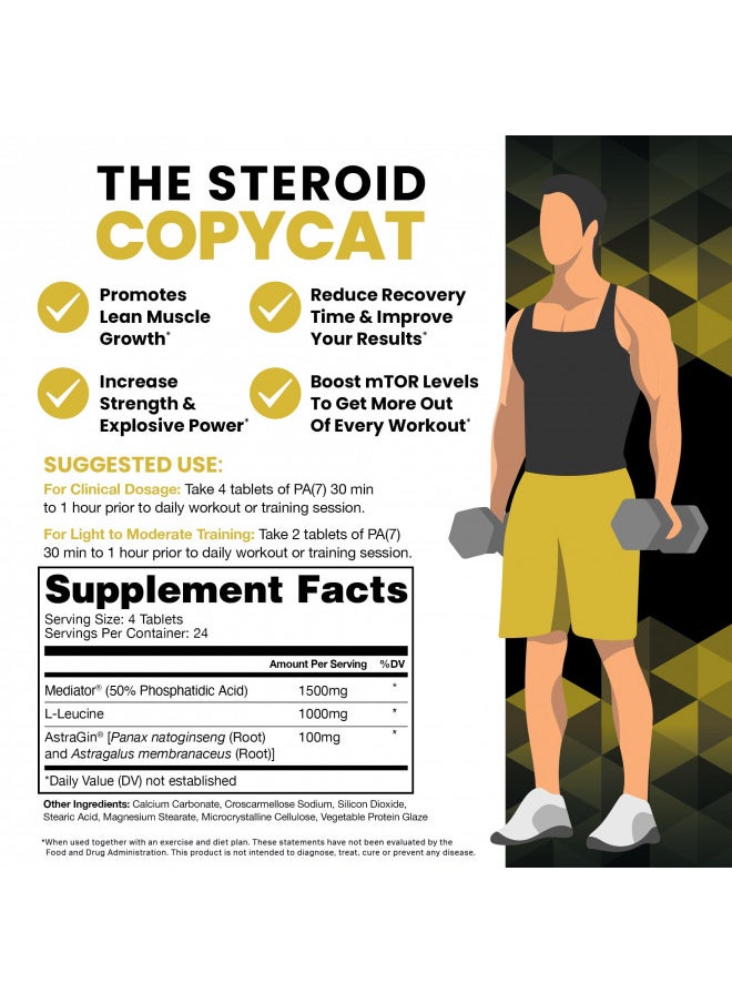 HPN HPN PA(7) Phosphatidic Acid Muscle Builder Top Natural Muscle Builder - Boost mTOR | Build Mass and Strength from Your Workout | 30 Day Supply  - Image 2