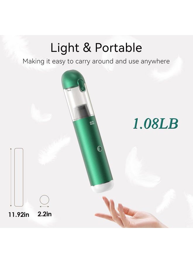 Minthouz Handheld Car Vacuum Cleaner - 17000 Pa Powerful Suction Car Vacuum Portable Cordless with 2 Filters, Ultra Lightweight Mini Vacuum Cleaner Rechargeable for Car Home Office Keyboard - Image 5
