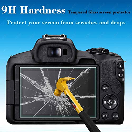 ULBTER Screen Protector for Canon EOS R50 EOS R8 EOSR50 Camera 9H Tempered Glass Edge to Edge Protection,Anti-Scrach Anti-Fingerprint Anti-Bubble [3 Pack] - Image 3