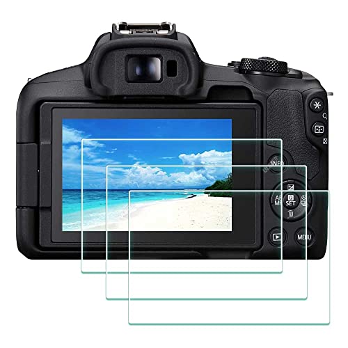ULBTER Screen Protector for Canon EOS R50 EOS R8 EOSR50 Camera 9H Tempered Glass Edge to Edge Protection,Anti-Scrach Anti-Fingerprint Anti-Bubble [3 Pack] - Image 1