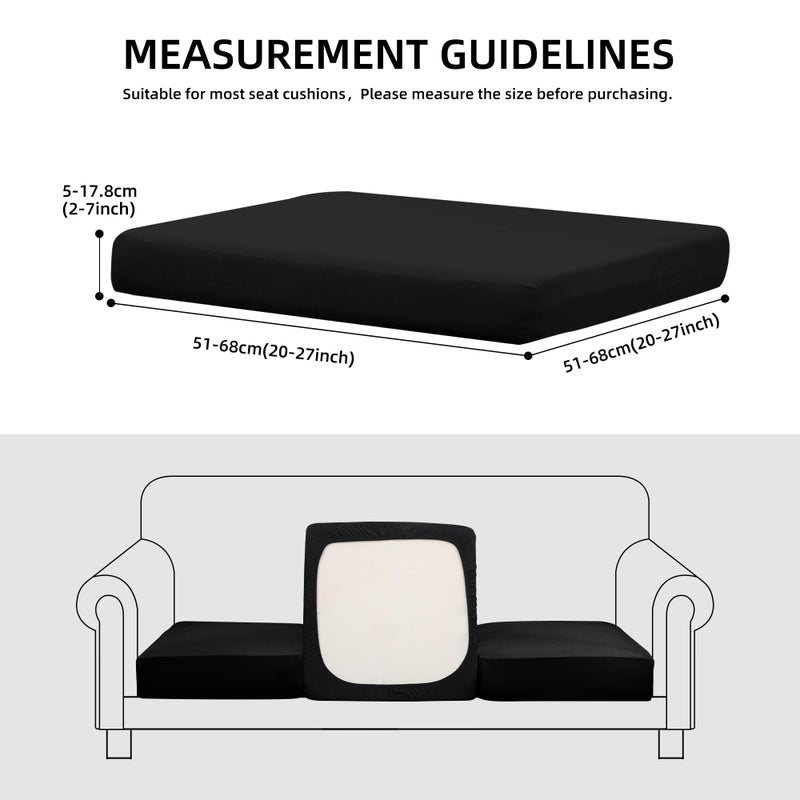 SUKAIKEQA Outdoor Cushion Covers Set,12PCS Waterproof Patio Furniture Couch Seat Slipcovers, Replacement for Sofa Sectional Chair(Coverï¼ŒOnly) - Image 3