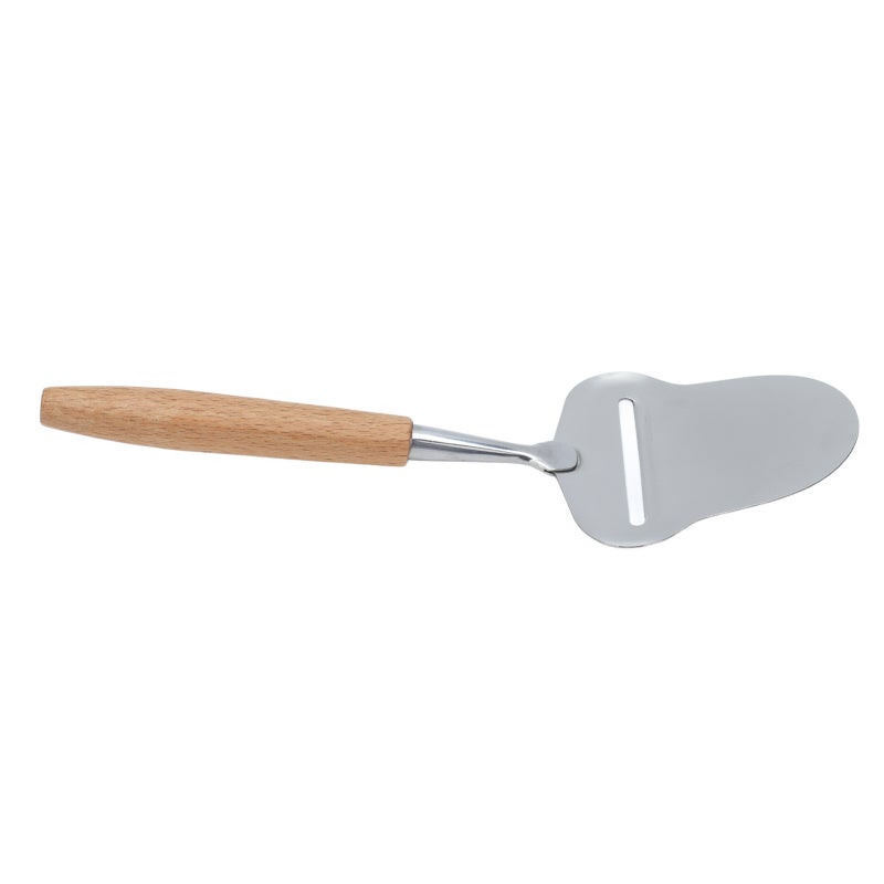 Stainless Steel Cheese Slicer: Beech Wood Handle, Dishwasher Safe - Adjustable Slice Thickness Cheese Cutter for Home Kitchen, Cheese Trays, Gift Giving - Image 3