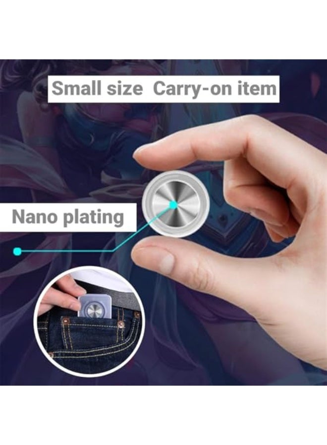 عصا تحكم للألعاب للهواتف المحمولة، وحدة التحكم اللمسية للألعاب، جهاز تحكم للأيباد وآيفون وأندرويد والتابلت، عصا تحكم للألعاب اللمسية، وحدة تحكم ألعاب ممتعة للتابلت (عبوة 2) - Image 4