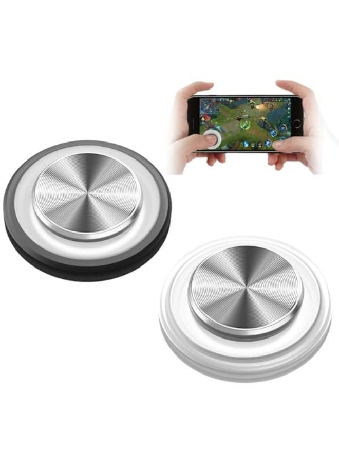 عصا تحكم للألعاب للهواتف المحمولة، وحدة التحكم اللمسية للألعاب، جهاز تحكم للأيباد وآيفون وأندرويد والتابلت، عصا تحكم للألعاب اللمسية، وحدة تحكم ألعاب ممتعة للتابلت (عبوة 2) - Image 1