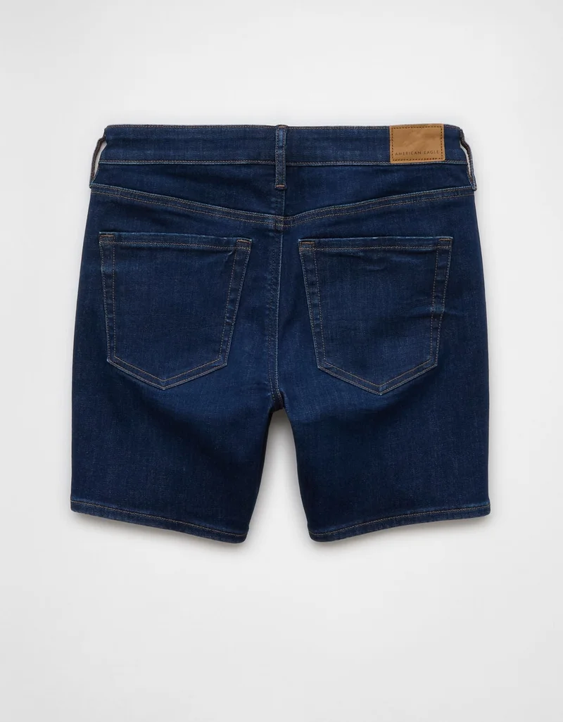 American Eagle AE Next Level High-Waisted Skinny Bermuda Denim Short
