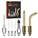 TRILINK Grease Gun Needle Tip Kit 7PCS Grease Gun Accessory Set with 3 Grease Injector Needle Grease Needle Dispenser Rubber Joint Fitting Bent Straight Adapter for Bearings Tight Spaces - Image 2