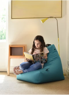 Extreme Lounging Extreme Lounging® - Original Mini Bean Bag for kids - Made in UK - Premium Quality Double Stitched Bean Bag - UV Protected & Waterproof - Small BeanBags Chair - Ideal for Indoor & Outdoor Use - Lime  - Image 3