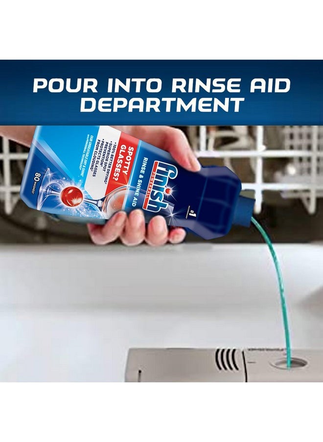 Finish - Finish Rinse Aid, Shine & Dry- 400 ml (Pack of 2) - Image 1