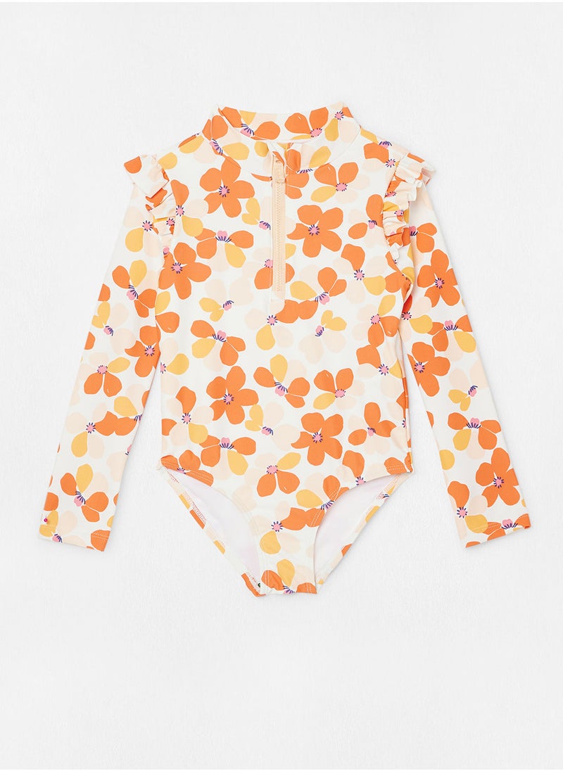 carter's - Girls Ruffle Rashguard - Image 1