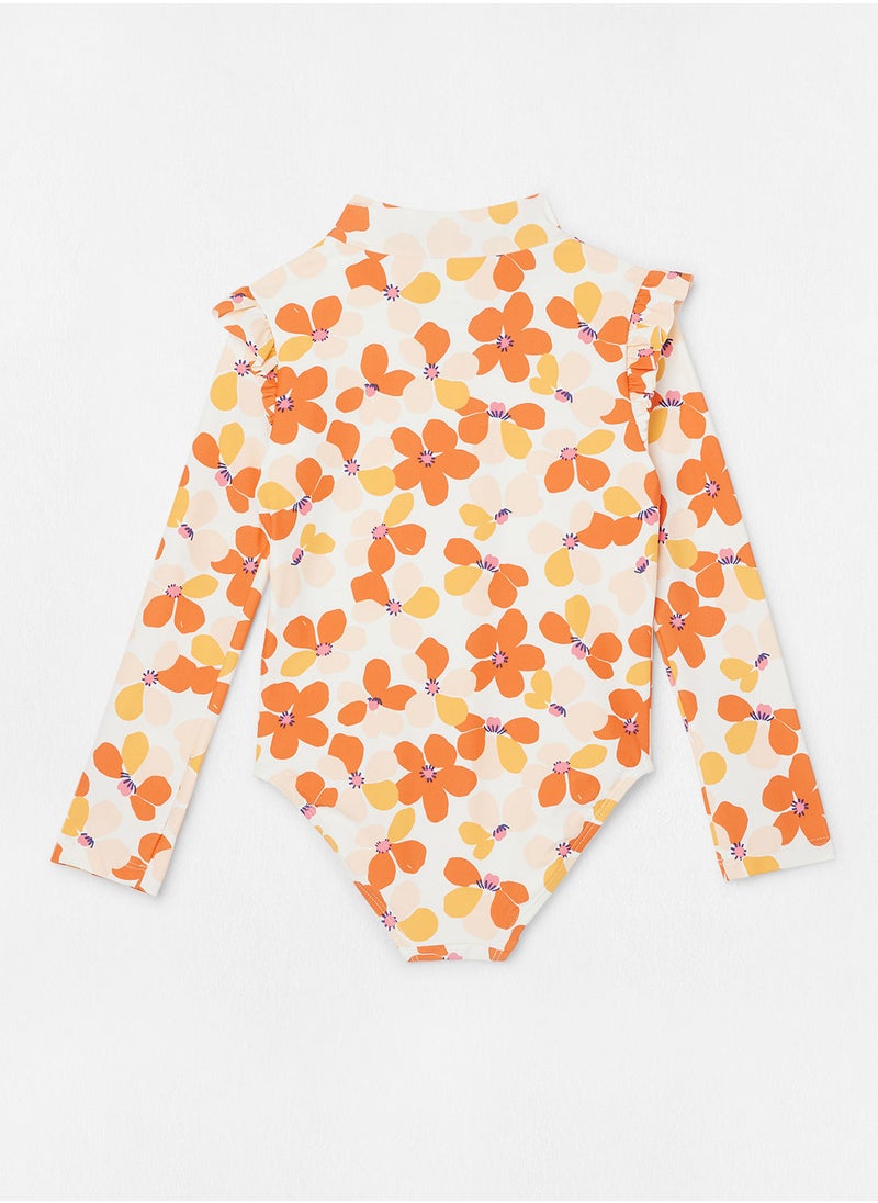 carter's - Girls Ruffle Rashguard - Image 1