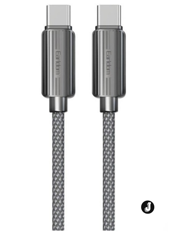 JAJEEK "EC-194 60W Type-C to Type-C Cable, 3 Meters – Fast Charging & Data Transfer" - Image 1