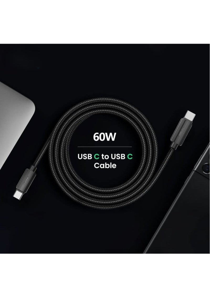 JAJEEK "EC-194 60W Type-C to Type-C Cable, 3 Meters – Fast Charging & Data Transfer" - Image 3