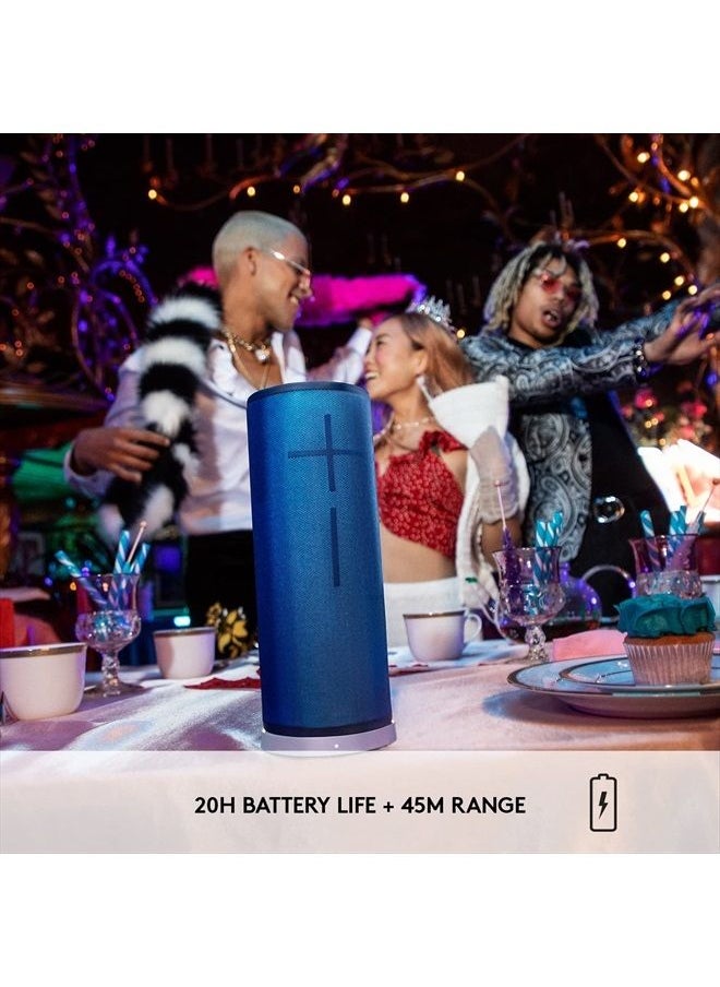 Ultimate Ears - MEGABOOM 3 Portable Wireless Bluetooth Speaker (Powerful Sound + Thundering Bass, Bluetooth, Magic Button, Waterproof, Battery 20 Hours) - Night Black, Large - Image 1