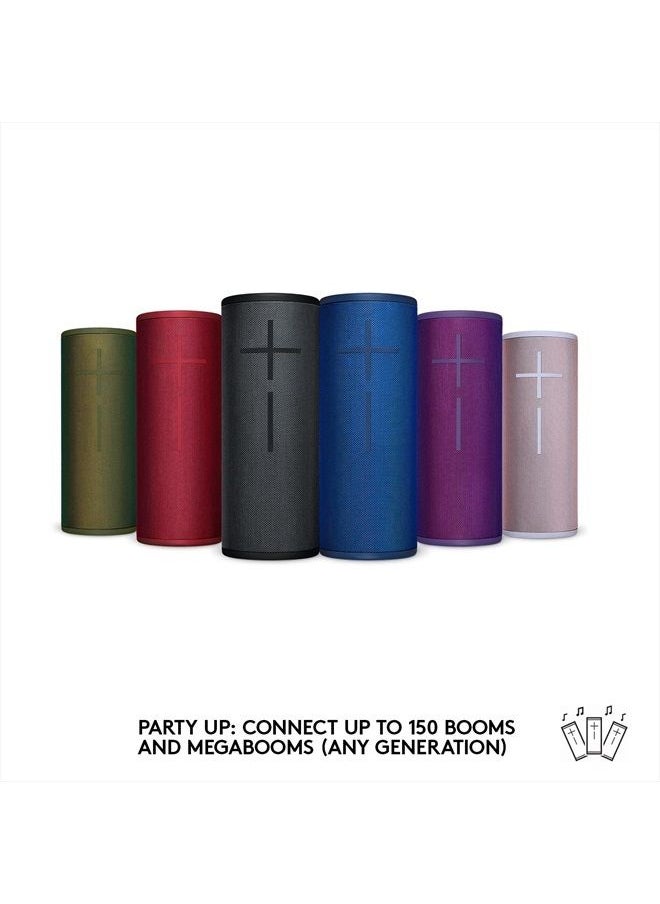 Ultimate Ears - MEGABOOM 3 Portable Wireless Bluetooth Speaker (Powerful Sound + Thundering Bass, Bluetooth, Magic Button, Waterproof, Battery 20 Hours) - Night Black, Large - Image 1