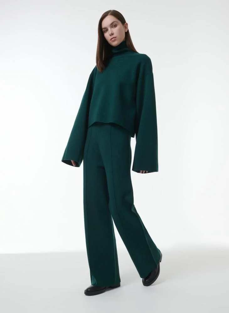 Leem Straight-Leg Knitted Trousers