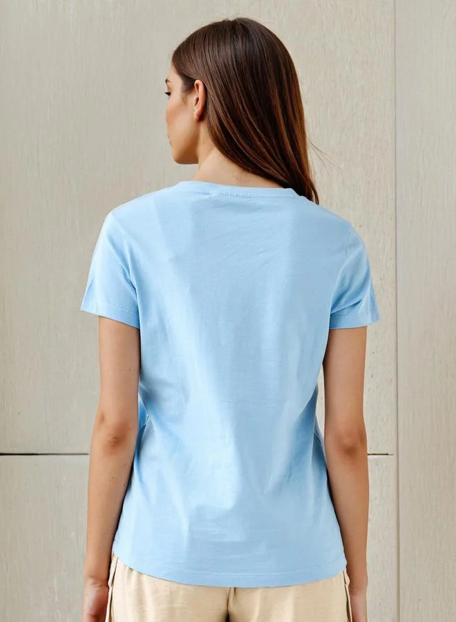 SP Characters  The Beatles Print Crew Neck T-shirt for Women | Best Price UAE