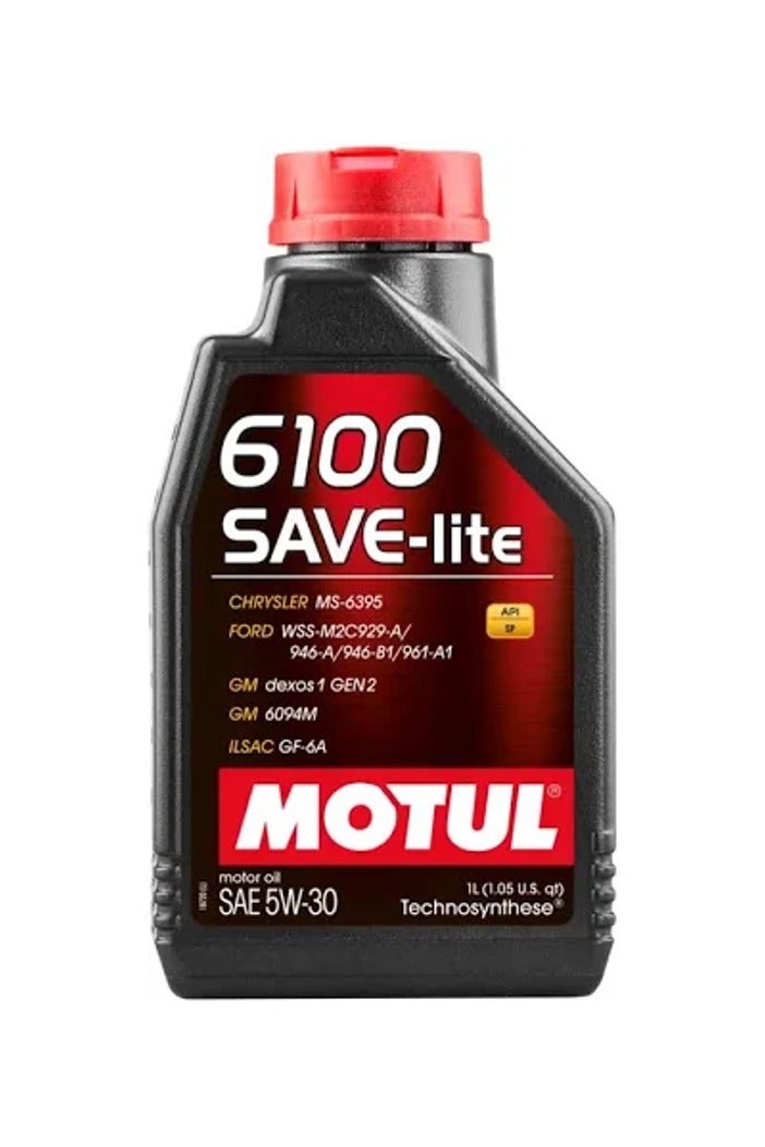 MOTUL 6100 SAVE-lite I 5W30 SYNTHETIC ENGINE OIL Imported from Europe