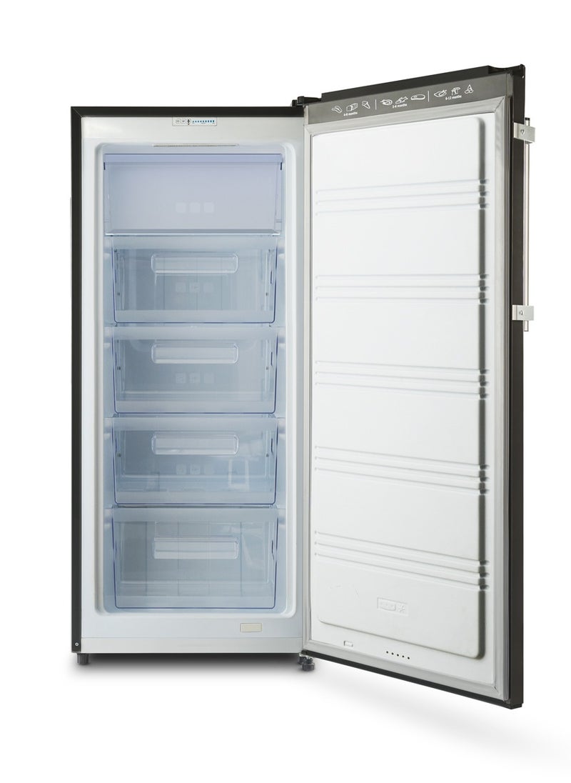 Fresh - Upright Freezer Black (4D + 1 Shelf) FNU-L251BC 4O 500019230 - Image 1