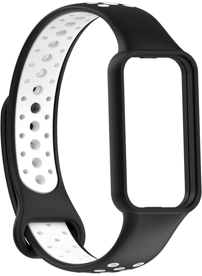 Smart Watch Strap Compatible with Xiaomi Redmi Band 2, Sport Silicone Replacement Wristband, Adjustable Bracelet Watch Band Accessories for Redmi Smart Band 2 - Image 4