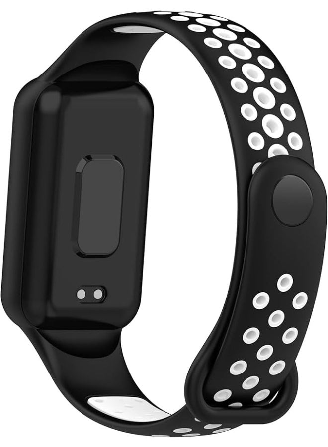 Smart Watch Strap Compatible with Xiaomi Redmi Band 2, Sport Silicone Replacement Wristband, Adjustable Bracelet Watch Band Accessories for Redmi Smart Band 2 - Image 2