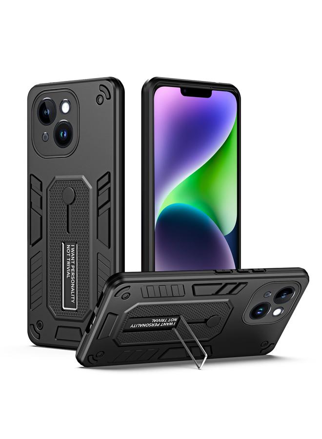 اس-توب جراب هاتف لهاتف iPhone 14 Plus من Variety Brave Armor مزود بحلقة إصبع - Image 1