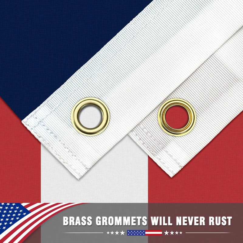 TONOS American Flag 3x5 Ft, American Flags for Outside 3x5, US Flag with Bright Color, Brass Grommets & Fade Proof Polyester for Outdoor Flying & Indoor Decor- Home, Garden, Porch - Image 3