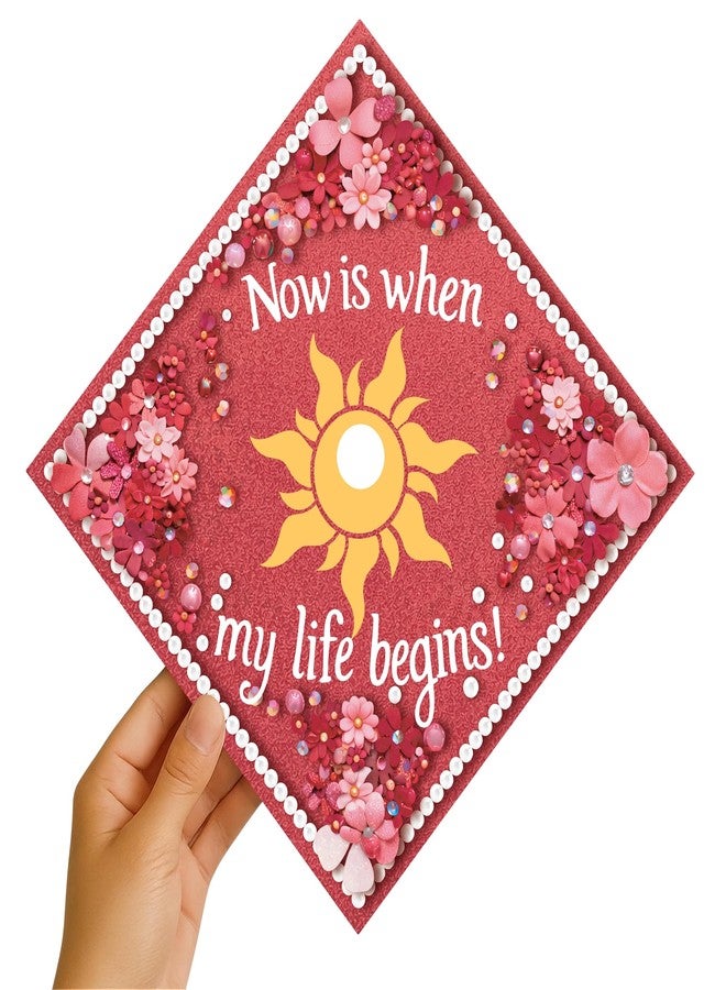 ADVANSYNC Now is When My Life Begins Graduation Cap Topper Black - Image 4