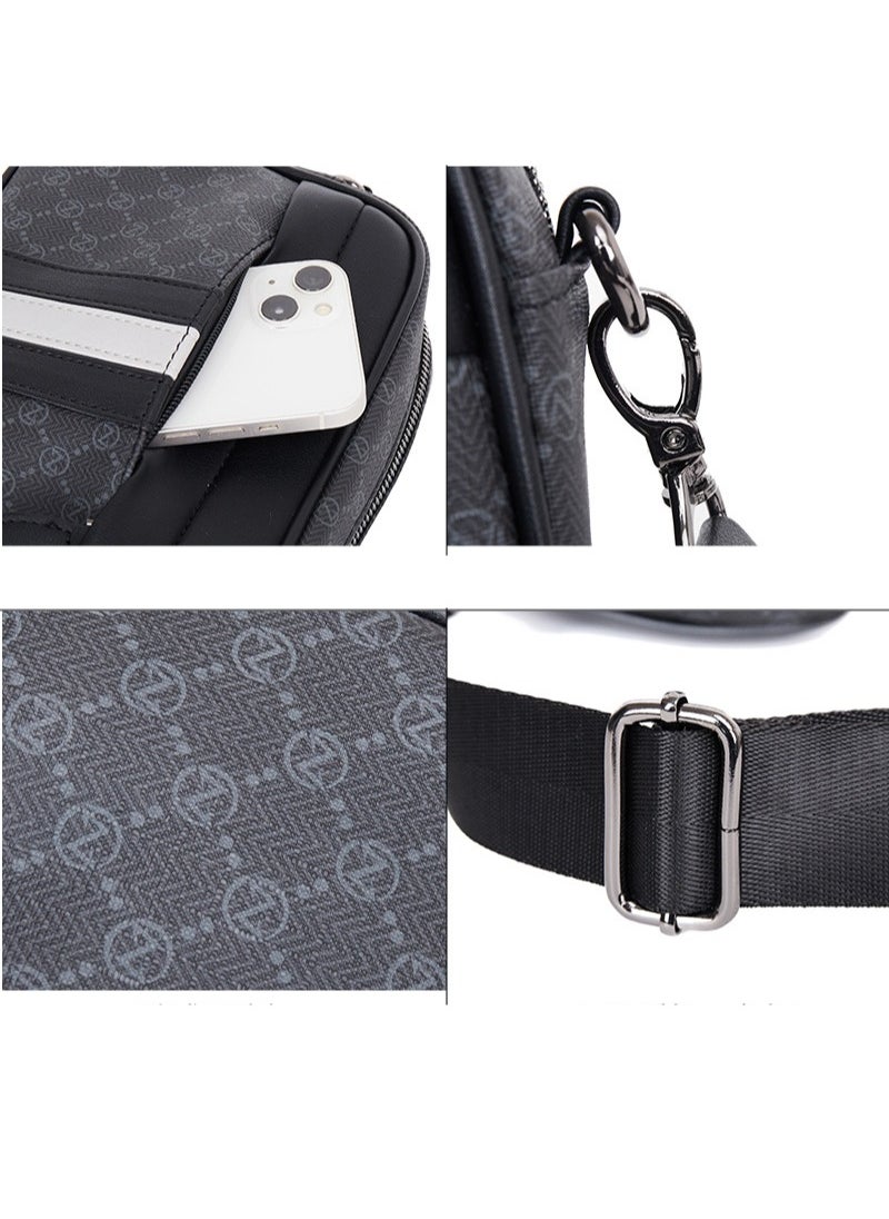 Generic New men's small bag shoulder bag crossbody bag sports leisure postman small shoulder bag backpack for men  - Image 4