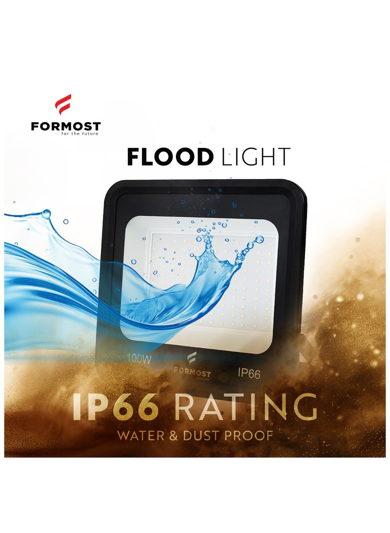 FORMOST FORMOST LED Flood Light | IP66 Water Resistant | Bright Light Output | Impact Proof Outdoor Light | 440V High Voltage Output | Superior Built Quality (50W, Pack of 3)  - Image 2