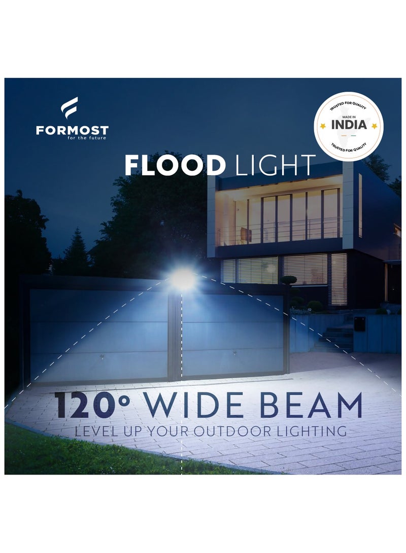 FORMOST FORMOST LED Flood Light | IP66 Water Resistant | Bright Light Output | Impact Proof Outdoor Light | 440V High Voltage Output | Superior Built Quality (50W, Pack of 3)  - Image 4