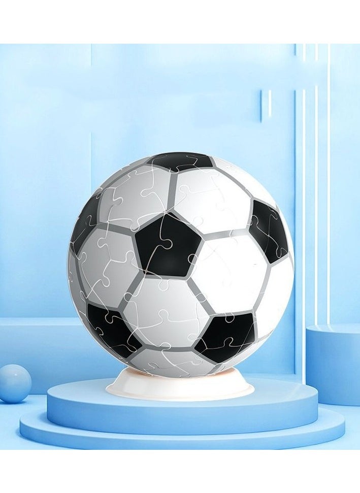 Robotime 3D Spherical Puzzle Building Blocks,Earth Football Basketball Ornaments 