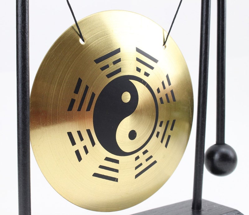 KT Zen Table Gong Taiji Symbol Feng Shui Meditation Desk Bell Home Decor Housewarming Congratulatory Blessing Gift - Image 3