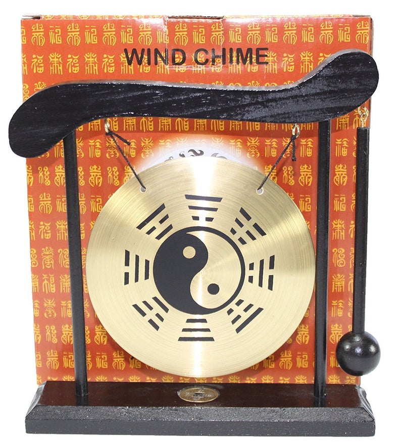 KT Zen Table Gong Taiji Symbol Feng Shui Meditation Desk Bell Home Decor Housewarming Congratulatory Blessing Gift - Image 5