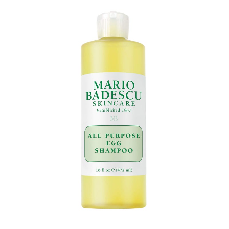 Mario Badescu All Purpose Egg Shampoo for All Hair and Skin Types | Shampoo and Body Wash that Cleanses and Nourishes |Formulated with Egg White Proteins| 16 Fl Oz - Image 1