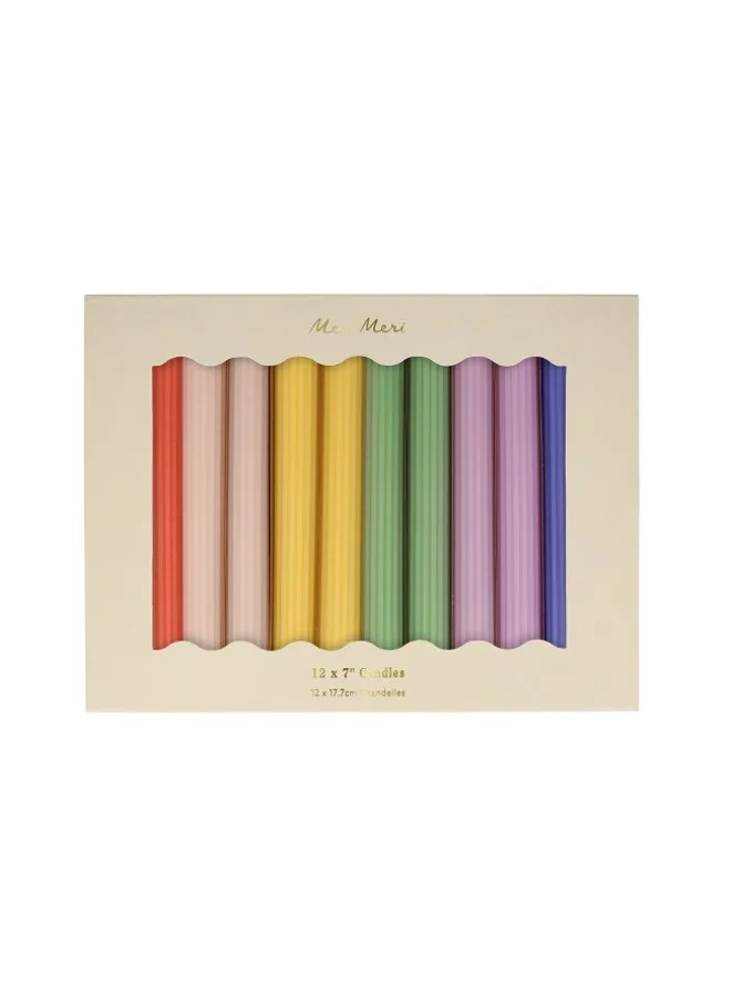 Meri Meri Rainbow Taper Candles