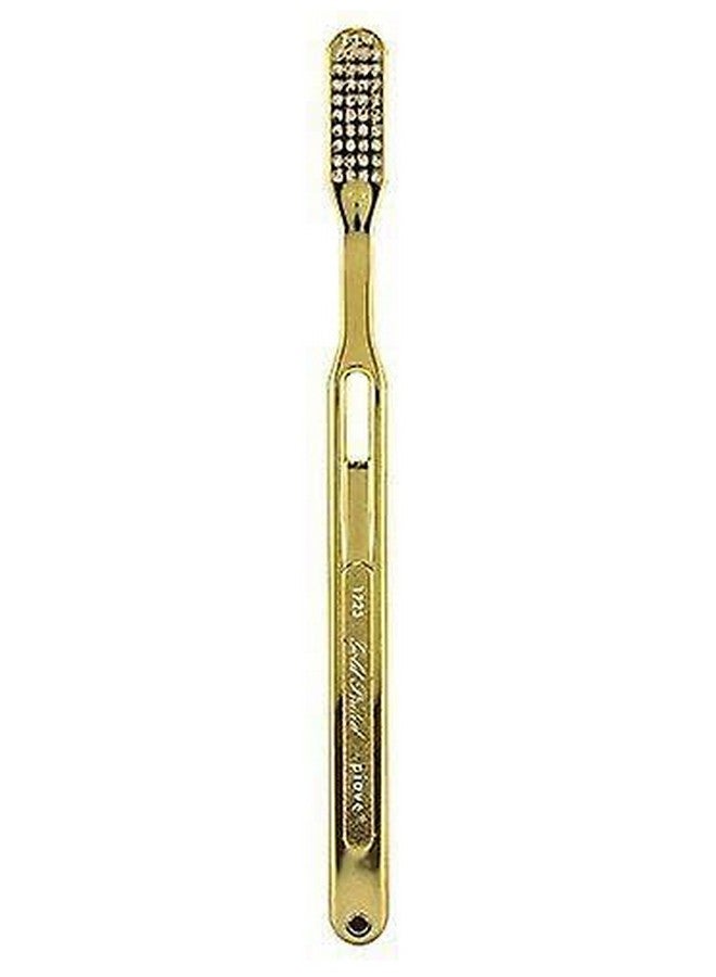 55Dental Gold Toothbrush | Tynex Bristle | Medium Soft | 18K Gold Plated Toothbrush - Image 1