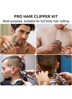 Hatteker Hatteker Hair Cutting Kit Pro Hair Clippers for Men Professional Barber Clippers IPX7 Waterproof Cordless Beard / Hair Trimmer  - Image 5