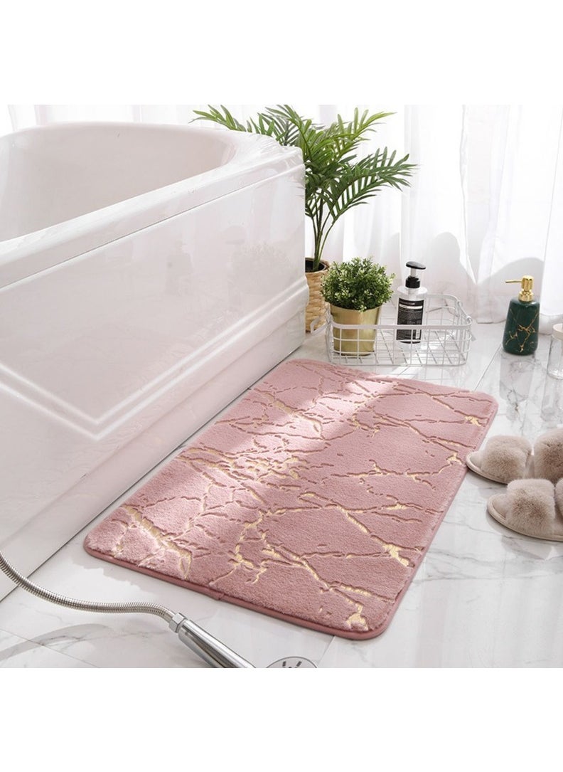 RIZARIES - SuperSoft Imitation Rabbit Fur Bronzing Door Mat - Image 1