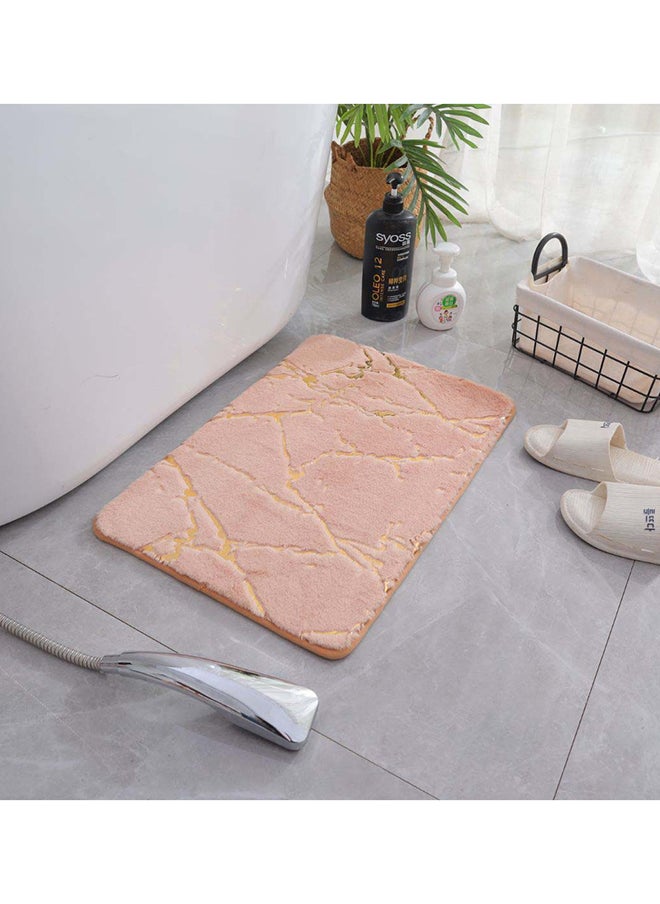 RIZARIES SuperSoft Imitation Rabbit Fur Bronzing Door Mat  - Image 2