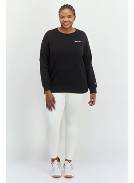 Champion Women Plus Size Long Sleeves Outdoor Sweatshirt, Black  - Image 2